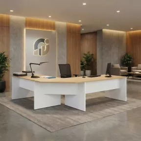 Ens. 2 bureaux en "L" avec liaison So Camunas