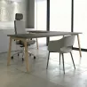 Bureau individuel, avec retour - So Bédar