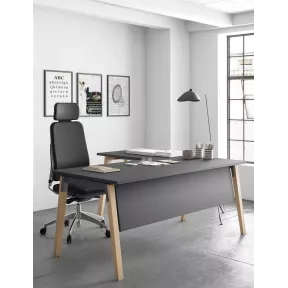 Bureau individuel, avec retour - So Bédar