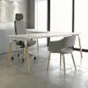 Bureau individuel, avec retour - So Bédar