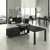 Bureau individuel, métallique sur console