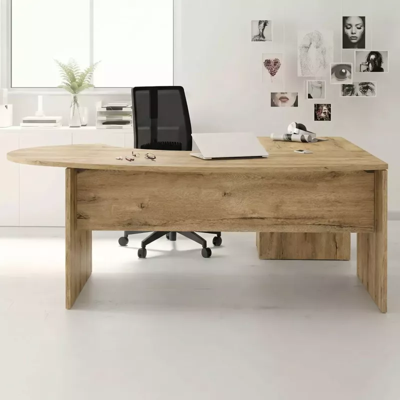 Bureau avec rangement caisson hauteur bureau So Tijola