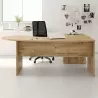 Bureau d'angle avec caisson hauteur