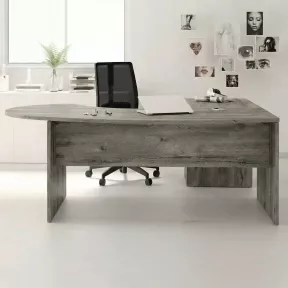 Bureau d'angle avec caisson hauteur