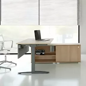 Bureau So Adra : Espace de travail individuel avec crédence