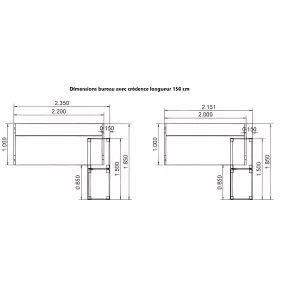 Bureau de direction So Laroya - Avec crédence intégrée