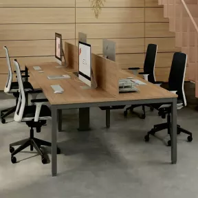 Bench vis-à-vis - Hauteur ajustable, 2 postes