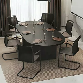 Table de réunion ovale So Cadix - Modulable, jusqu'à 24 pers.