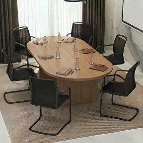 Table de réunion ovale So Cadix - Modulable, jusqu'à 24 pers.