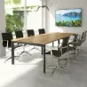 Table de réunion rectangulaire So Antas - 6 à 20 personnes
