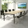 Table de réunion rectangulaire So Antas - 6 à 20 personnes
