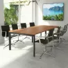 Table de réunion rectangulaire So Antas - 6 à 20 personnes