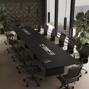 Table de réunion rectangulaire So Cadix - 6 à 24 pers.