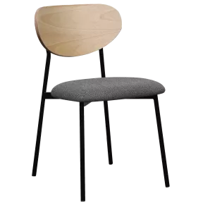 Chaise de restauration dossier bois et assise rembourrée So Comfort