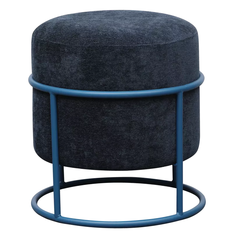 Pouf empilable assise tissu et structure acier So Flow