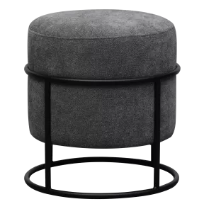 Pouf empilable assise tissu et structure acier So Flow