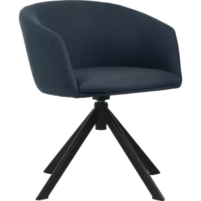 Fauteuil en tissu avec piètement pyramide So Move