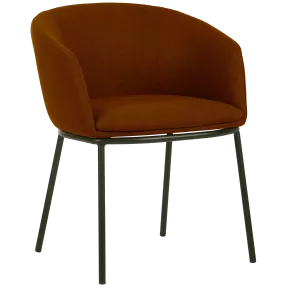 Fauteuil en tissu avec pieds métal So Cool