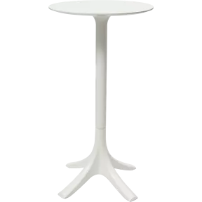 Table haute extérieure ronde en polypropylène So Clear