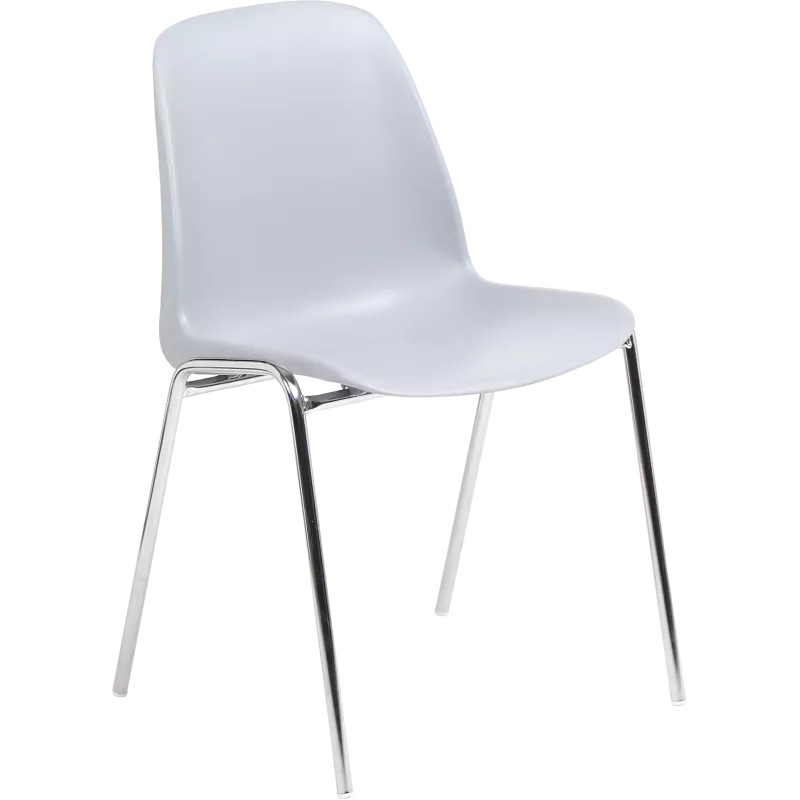 Chaise de collectivité empilable piètement chromé So Prime