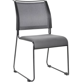 Chaise de réunion tapissée empilable  So Class