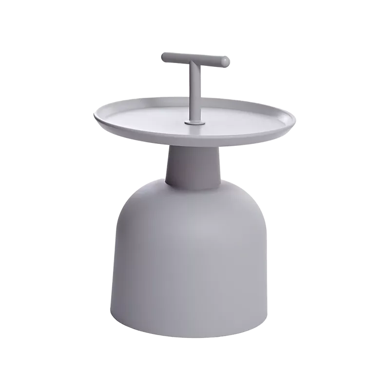 Table basse d'extérieur ronde en polypropylène So Mesh