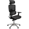 Fauteuil de bureau ergonomique maille velours So Feel