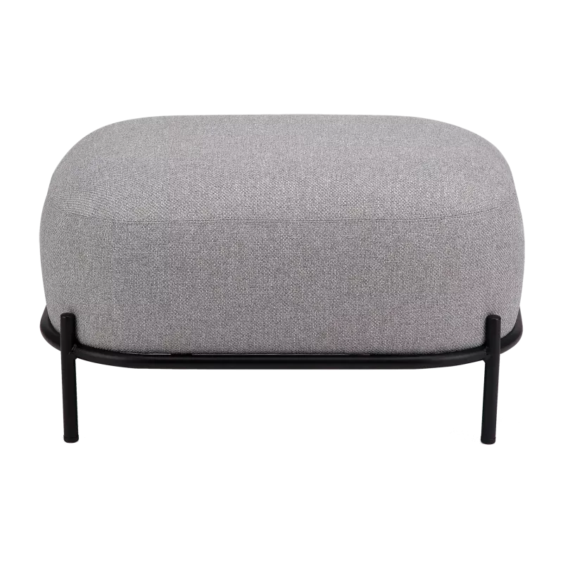 Pouf d'accueil en tissu et acier So Align