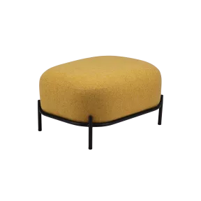 Pouf d'accueil en tissu et acier So Align