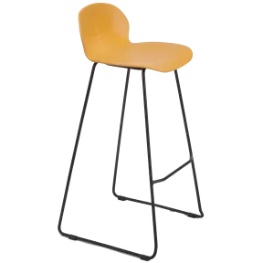 Tabouret de cafétéria en polypropylène et acier So Lumina