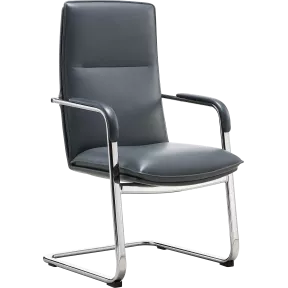 Fauteuil de réunion luge en cuir So Plush