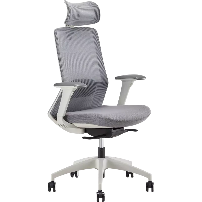 Fauteuil de bureau synchrone gris maille So Nimbus