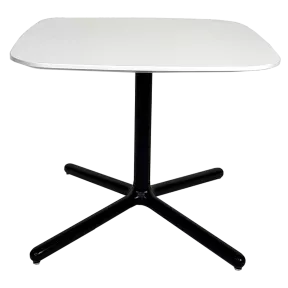 Table basse carrée bois et aluminium So Orbit