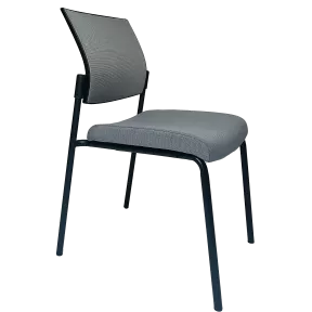 Chaise de collectivité empilable en tissu So Satin