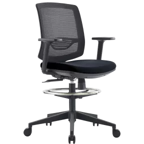 Fauteuil dessinateur synchrone avec repose-pieds So Mist