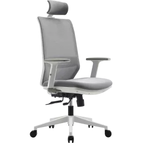 Fauteuil de bureau synchrone structure blanche So Night
