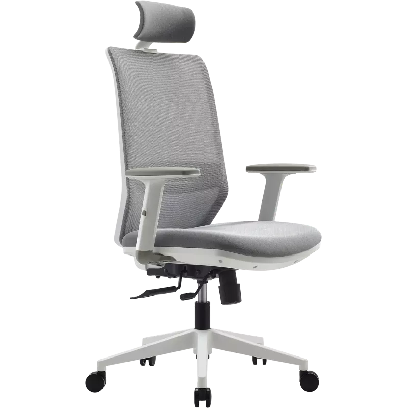 Fauteuil de bureau synchrone structure blanche So Night