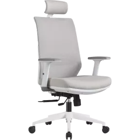 Fauteuil de bureau synchrone structure blanche So Night