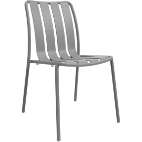 Chaise d'extérieur empilable en aluminium So Haven