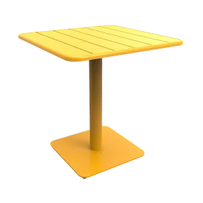 Table bistrot carrée en aluminium extérieur So Stylish