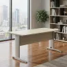 Bureau individuel avec goulotte passe-câbles So Enix