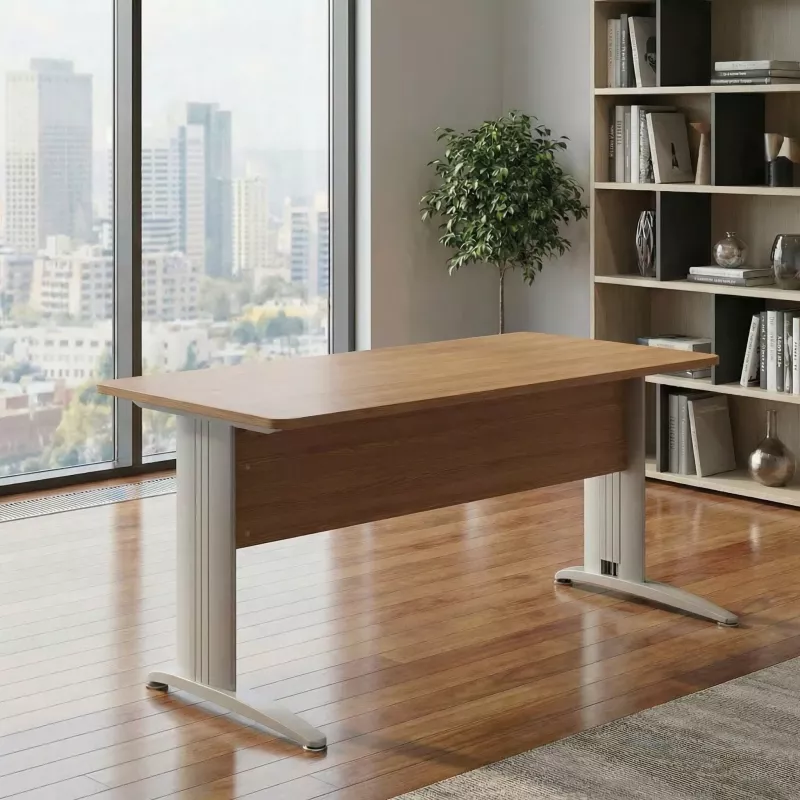 Bureau individuel, avec passe-câbles - So Enix