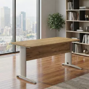 Bureau individuel, avec passe-câbles - So Enix