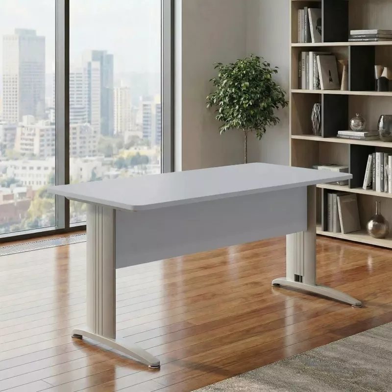 Bureau individuel, avec passe-câbles - So Enix