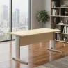 Bureau individuel, avec passe-câbles - So Enix