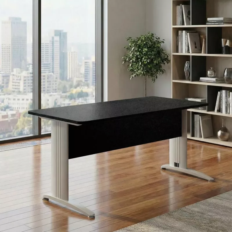 Bureau individuel, avec passe-câbles - So Enix