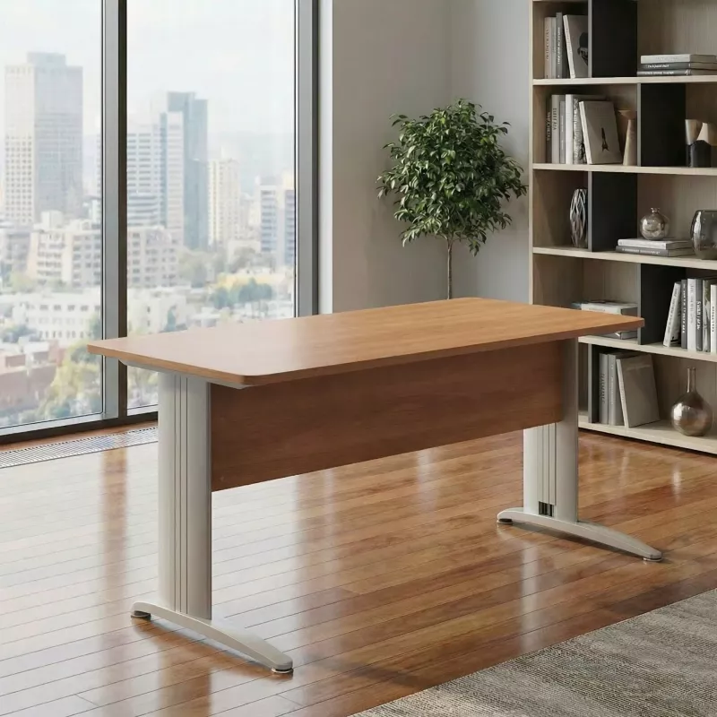 Bureau individuel, avec passe-câbles - So Enix