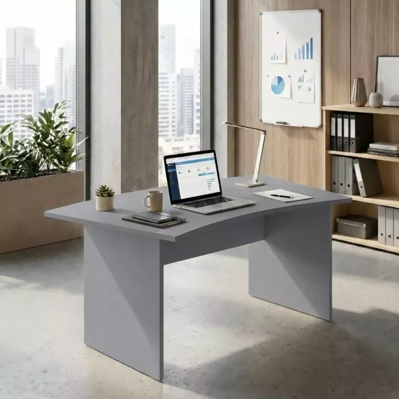 Bureau individuel forme arrondie - So Vigo