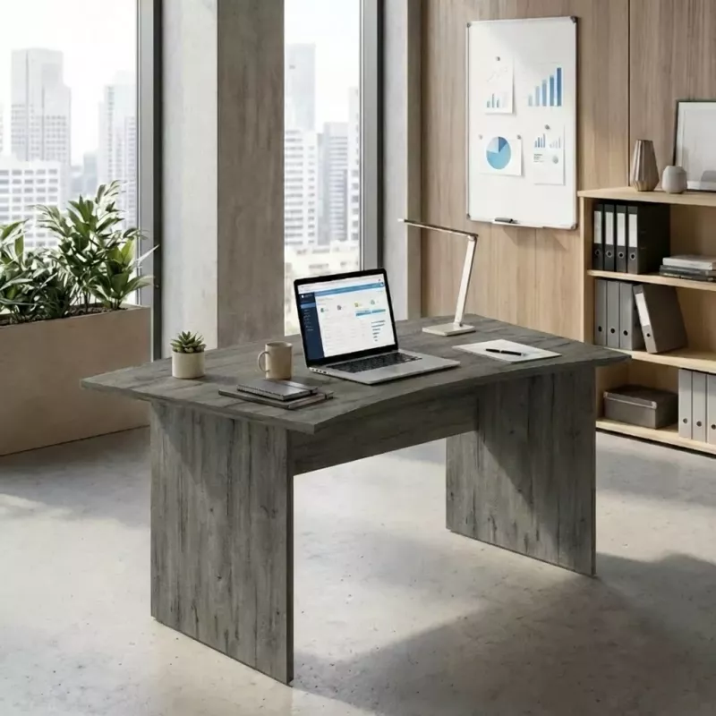 Bureau individuel forme arrondie - So Vigo