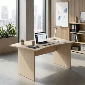 Bureau individuel forme arrondie - So Vigo